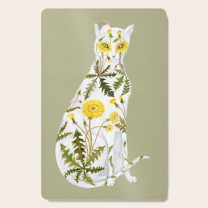 Dandelion Cat Cutting Board Gallery Image 1