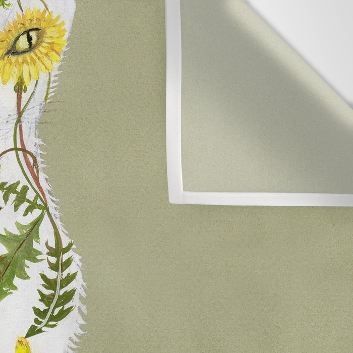 Dandelion Cat Wall Tapestry Gallery Image 3