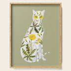 Dandelion Cat Serving Tray Gallery Image 1