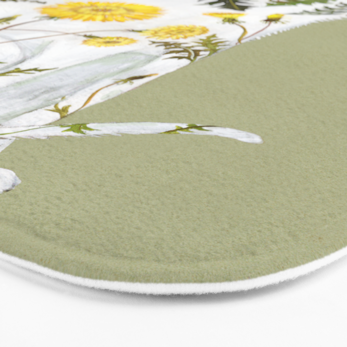 Dandelion Cat Bath Mat Gallery Image 3