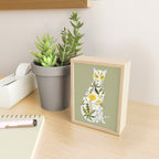 Dandelion Cat Mini Art Print Gallery Image 2