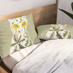 Dandelion Cat Pillow Sham Gallery Image 2