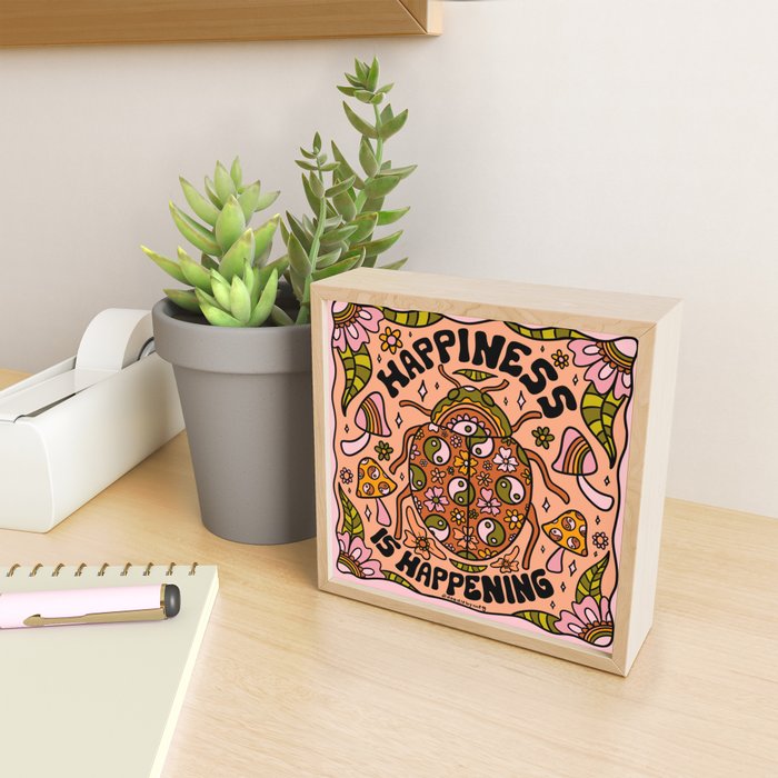 Happiness is Happening Mini Art Print Gallery Image 2
