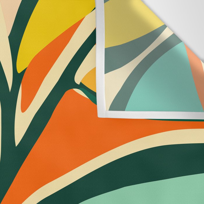 Garden Festival - Abstract Botanical Series Wall Tapestry Gallery Image 3