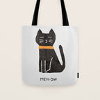 Meh-ow Tote Bag Gallery Image 1
