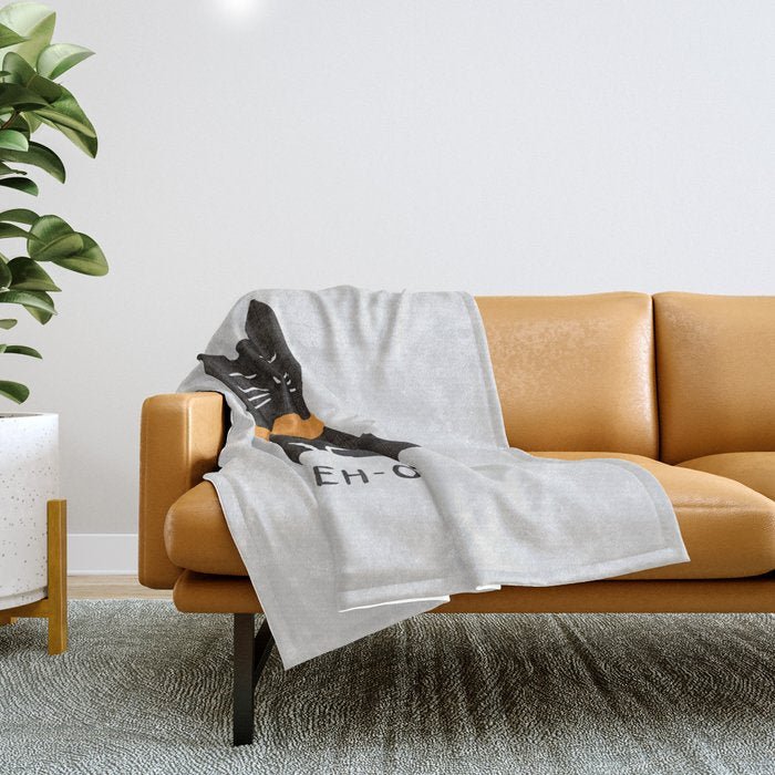 Meh-ow Throw Blanket Gallery Image 1