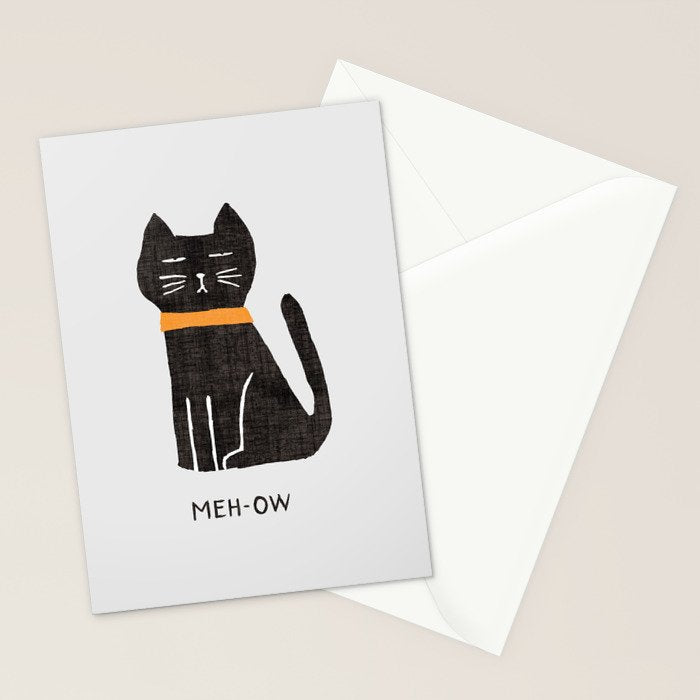 Meh-ow Stationery Card Gallery Image 2