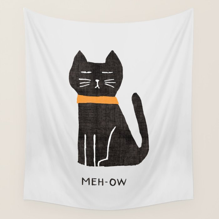 Meh-ow Wall Tapestry Gallery Image 4