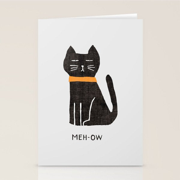 Meh-ow Stationery Card Gallery Image 2