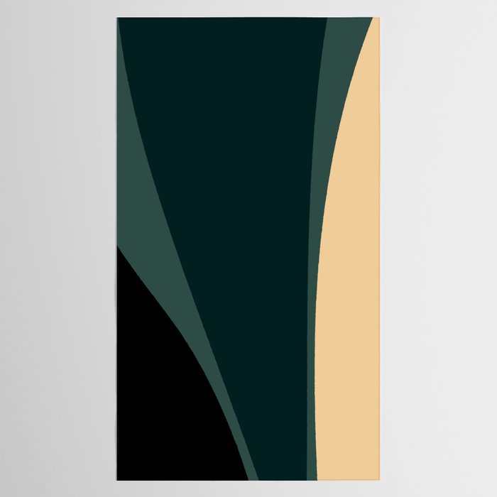 Minimalist Plant Abstract LXXXVII Tablecloth Gallery Image 2