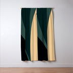 Minimalist Plant Abstract LXXXVII Window Curtain Gallery Image 3