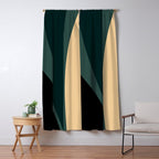 Minimalist Plant Abstract LXXXVII Window Curtain Gallery Image 5