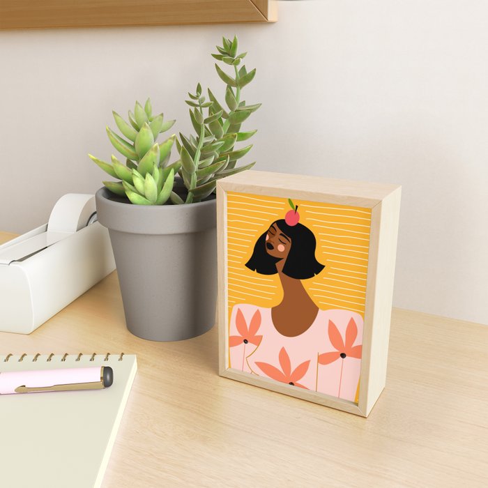 Lady Apple Mini Art Print Gallery Image 2