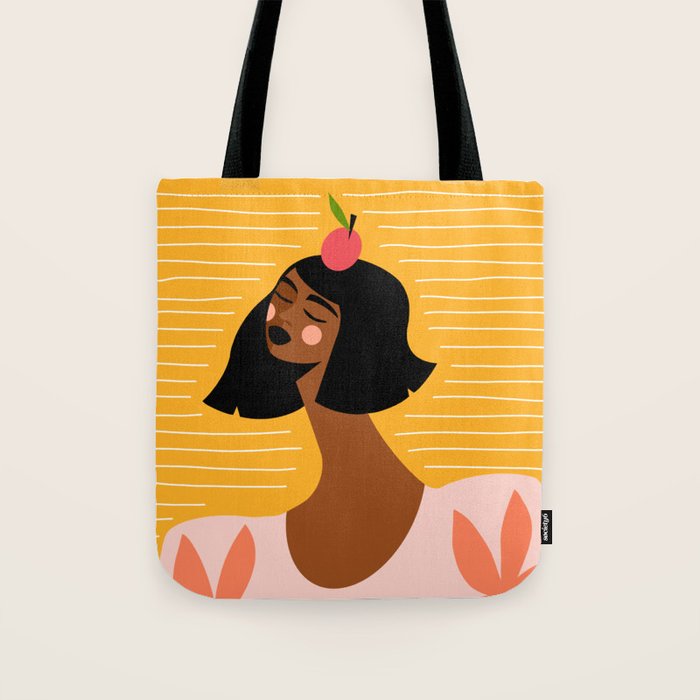 Lady Apple Tote Bag Gallery Image 1