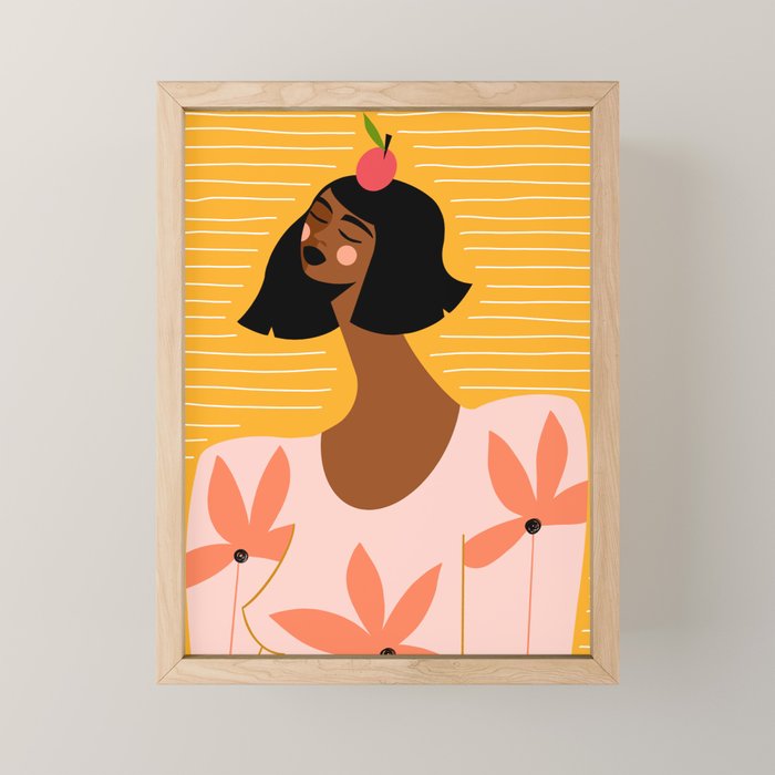 Lady Apple Mini Art Print Gallery Image 1