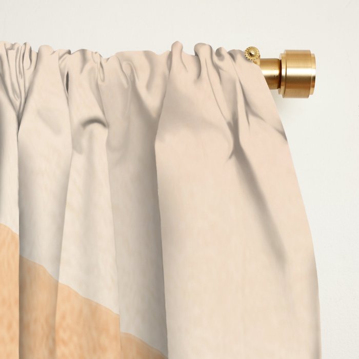 Orange Rising Sun Window Curtain Gallery Image 2