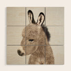 Donkey - Colorful Wood Wall Art Gallery Image 1