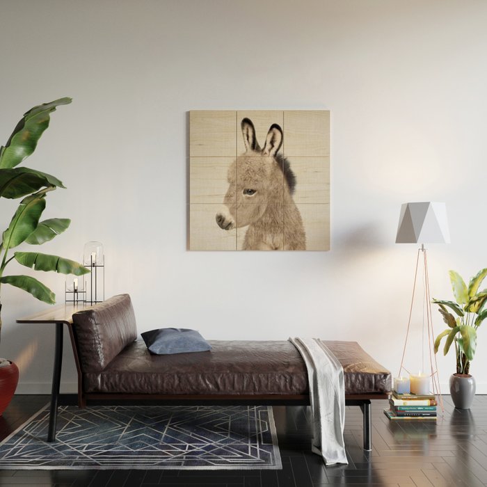 Donkey - Colorful Wood Wall Art Gallery Image 2