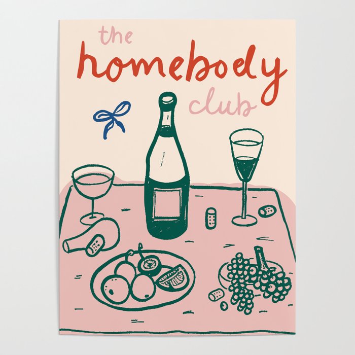 Homebody Club Print Poster Gallery Image 4
