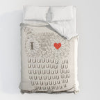 I Love Uuuuuuuu Duvet Cover Gallery Image 6