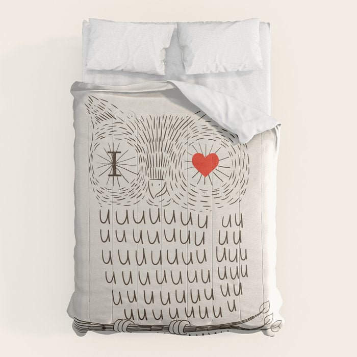 I Love Uuuuuuuu Comforter Gallery Image 6
