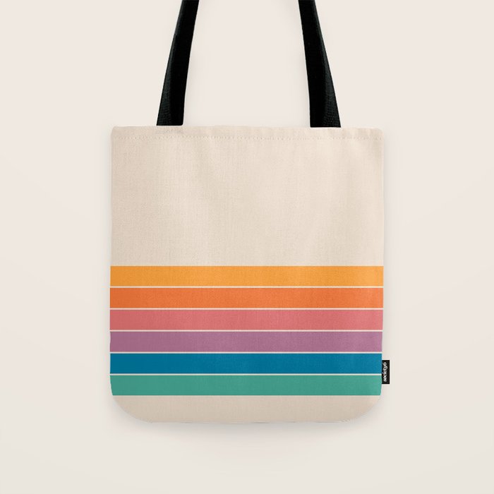 Boca Spring Stripes Tote Bag Gallery Image 1