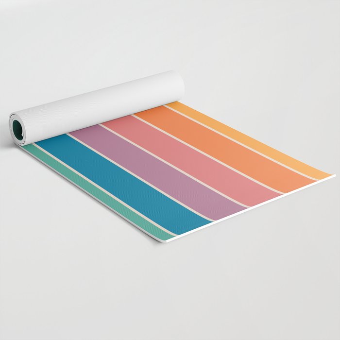 Boca Spring Stripes Yoga Mat Gallery Image 2