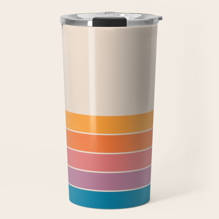 Boca Spring Stripes Travel Mug Gallery Image 1