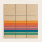Boca Spring Stripes Wood Wall Art Gallery Image 1