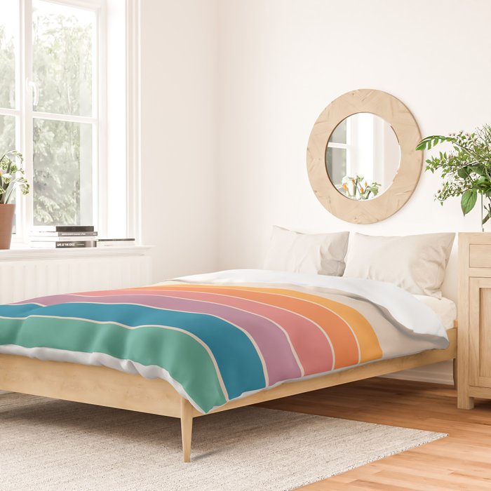 Boca Spring Stripes Duvet Cover Gallery Image 2