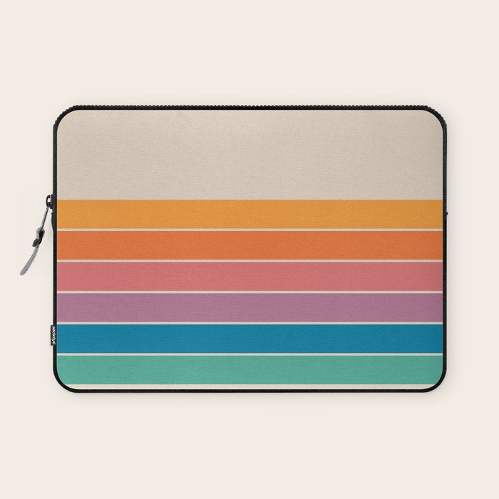 Boca Spring Stripes Laptop Sleeve Gallery Image 1