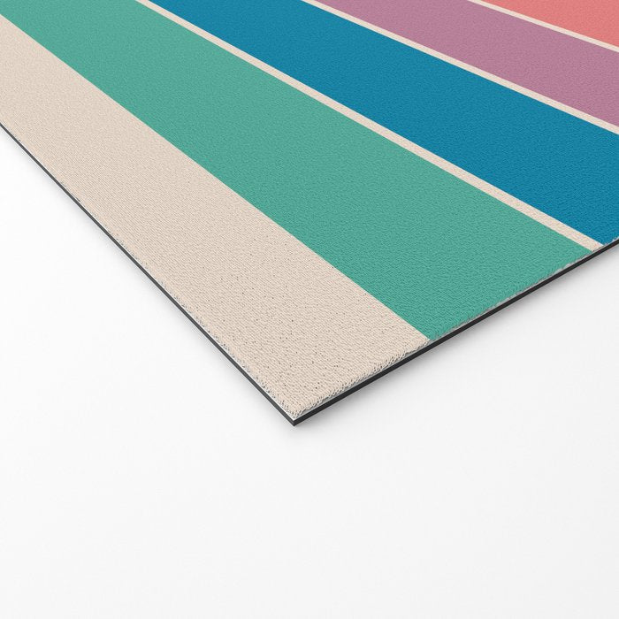 Boca Spring Stripes Welcome Mat Gallery Image 2