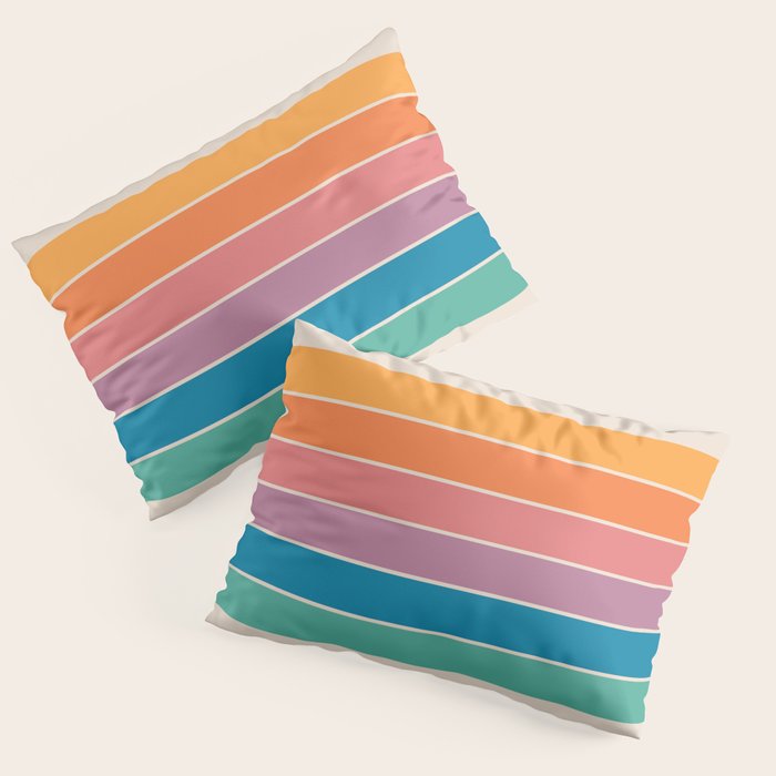 Boca Spring Stripes Pillow Sham Gallery Image 3