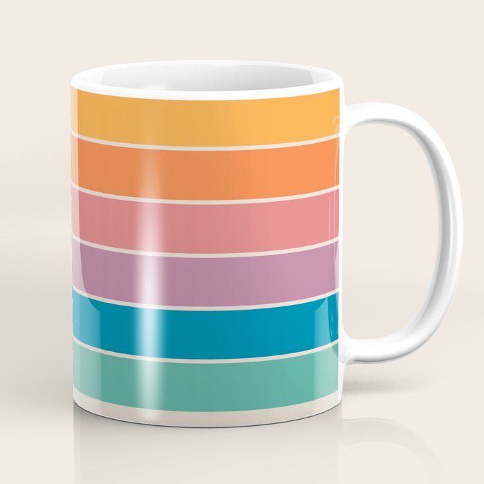 Boca Spring Stripes Coffee Mug Gallery Image 1