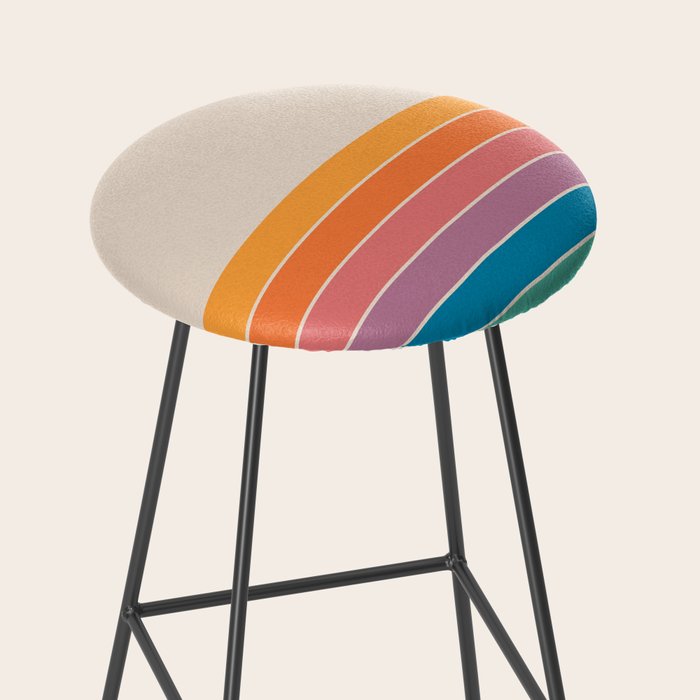 Boca Spring Stripes Stool Gallery Image 2