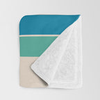 Boca Spring Stripes Throw Blanket Gallery Image 3