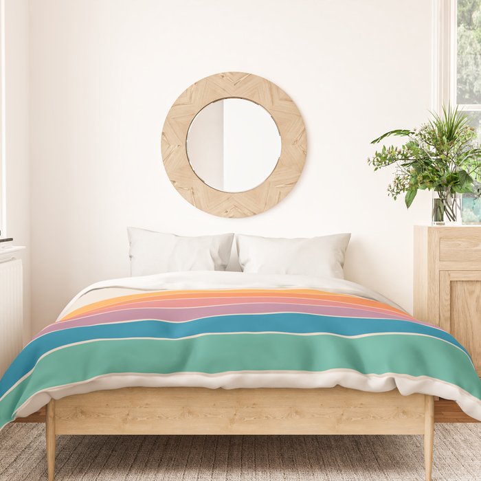 Boca Spring Stripes Duvet Cover Gallery Image 3