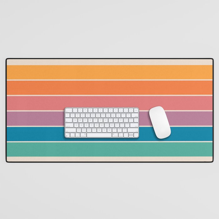Boca Spring Stripes Desk Mat Gallery Image 1