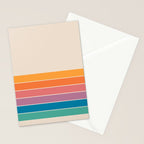 Boca Spring Stripes Stationery Card Gallery Image 2