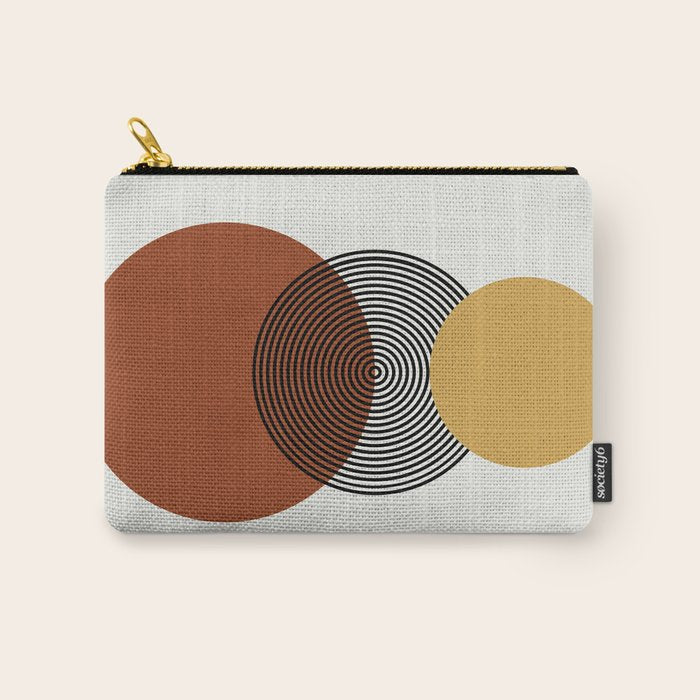 minimalist retro  Carry All Pouch Gallery Image 1