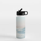 Santa Monica - California Beach Photography Water Bottle Gallery Image 1