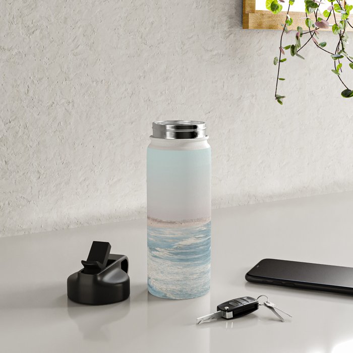 Santa Monica - California Beach Photography Water Bottle Gallery Image 4