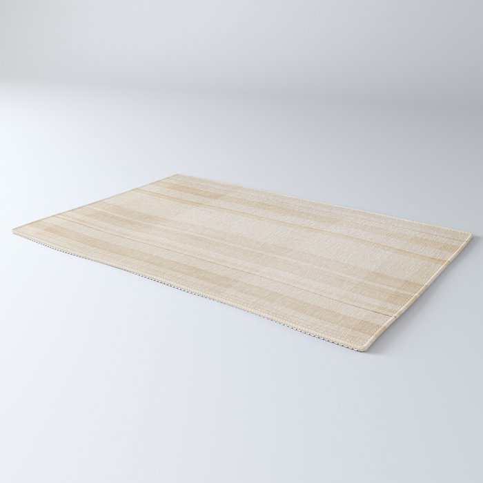 Minimalist Beige Neutral Abstract Lines 02 Rug Gallery Image 3
