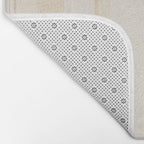 Minimalist Beige Neutral Abstract Lines 02 Bath Mat Gallery Image 2