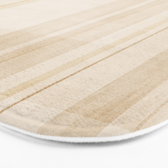 Minimalist Beige Neutral Abstract Lines 02 Bath Mat Gallery Image 3