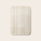 Minimalist Beige Neutral Abstract Lines 02 Bath Mat Gallery Image 1