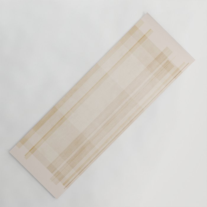 Minimalist Beige Neutral Abstract Lines 02 Yoga Mat Gallery Image 1