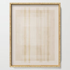 Minimalist Beige Neutral Abstract Lines 02 Serving Tray Gallery Image 1