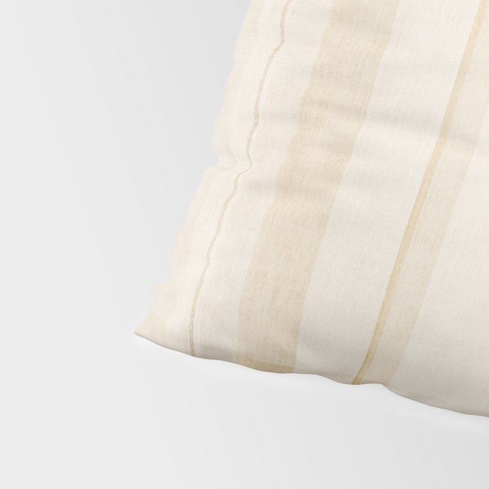 Minimalist Beige Neutral Abstract Lines 02 Pillow Sham Gallery Image 4