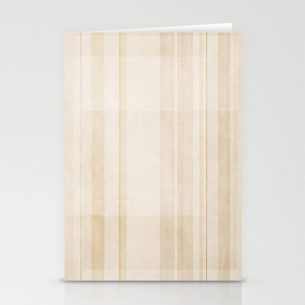 Minimalist Beige Neutral Abstract Lines 02 Stationery Card Gallery Image 1